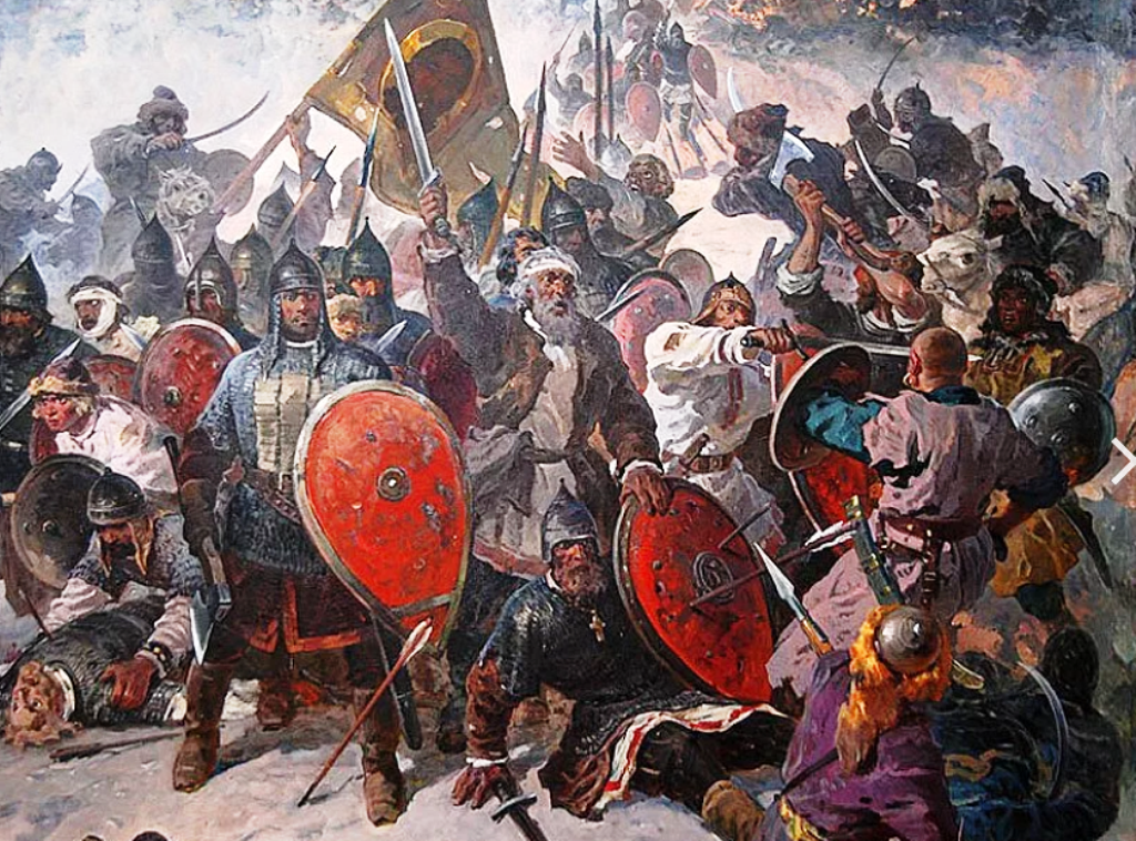 Захват рязани войсками батыя год. Козельск 1238 год. Взятие Козельска Батыем. Диорама оборона Козельска в 1238 году. Козельск Батый.